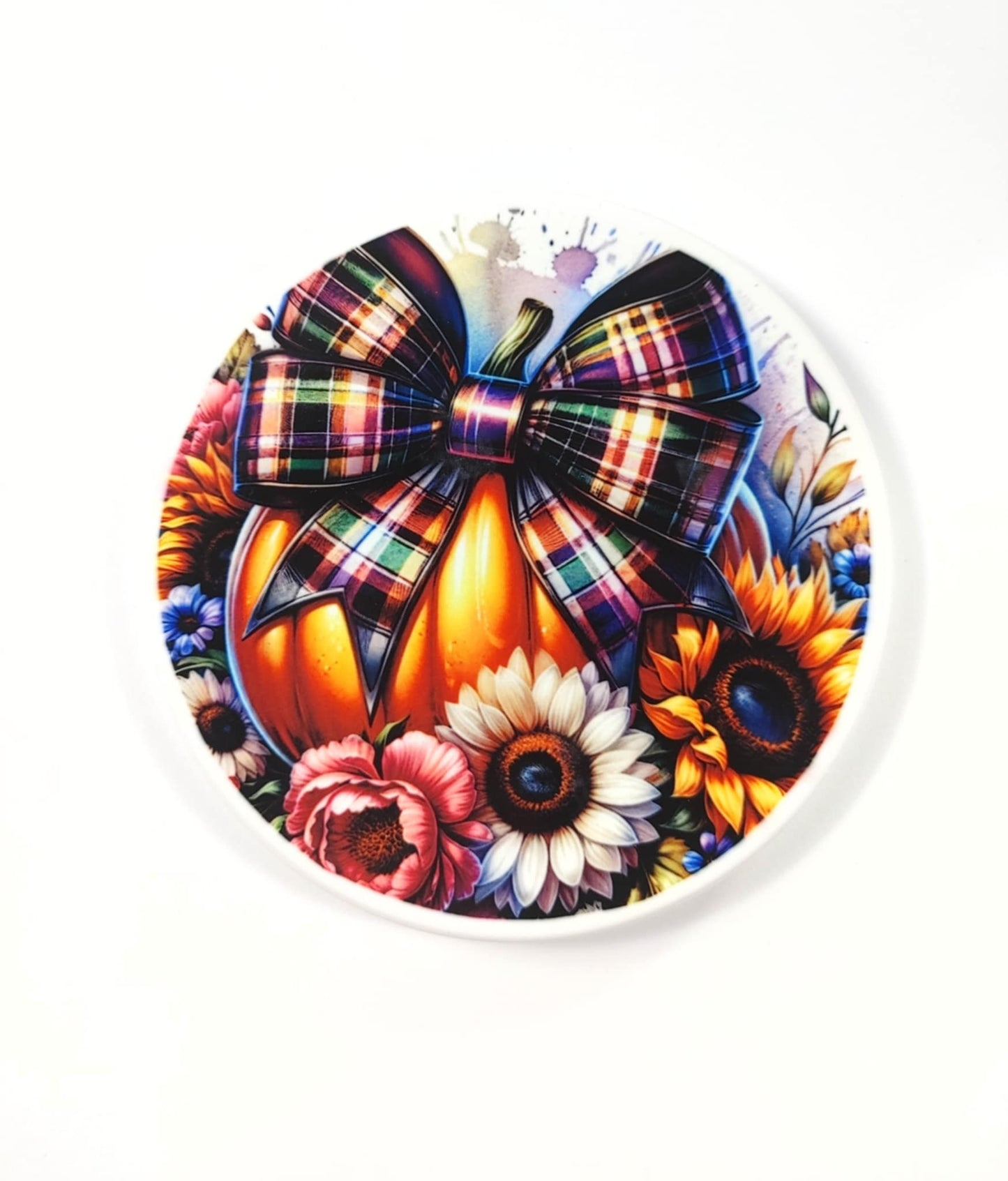 Coquette Pumpkin Coasters