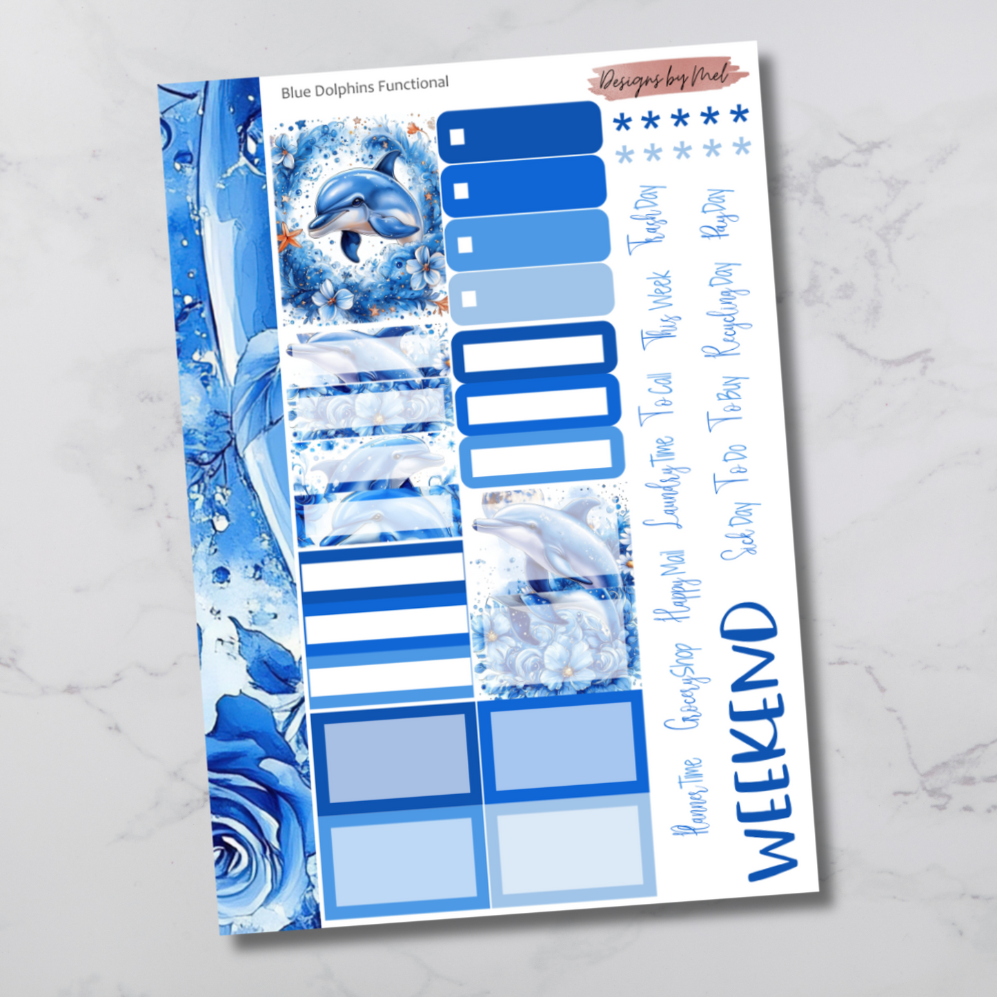 Blue Dolphins - Functional Sheet