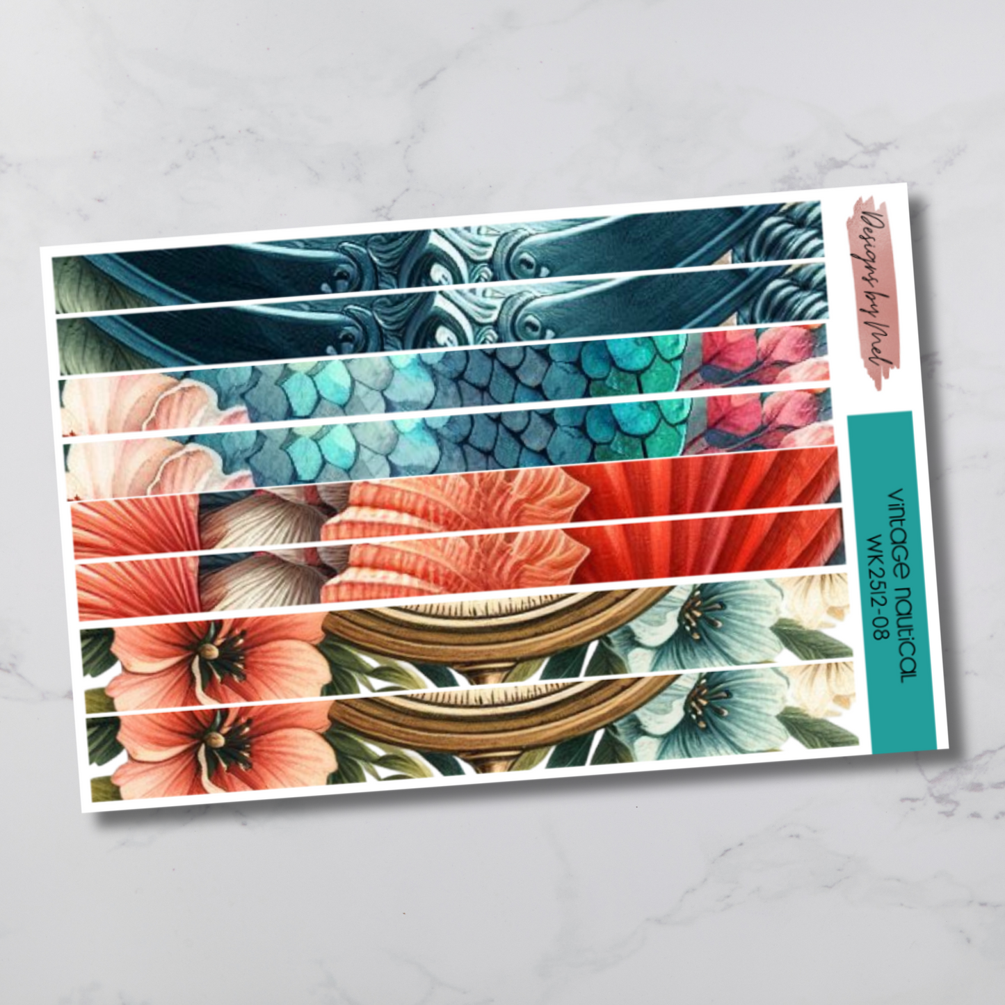 Weekly Kit 2512 - Vintage Nautical - Vertical Layout