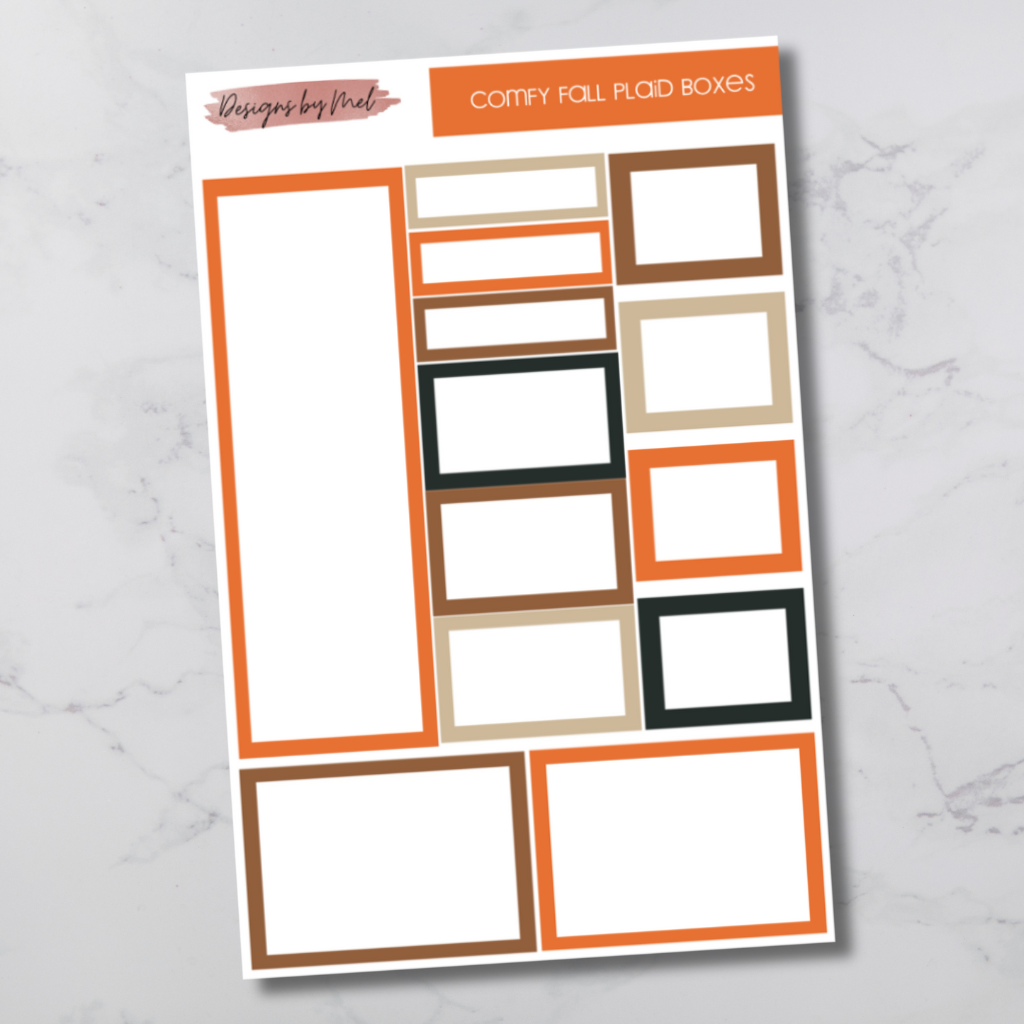 Comfy Fall Plaid Boxes - Functional Boxes