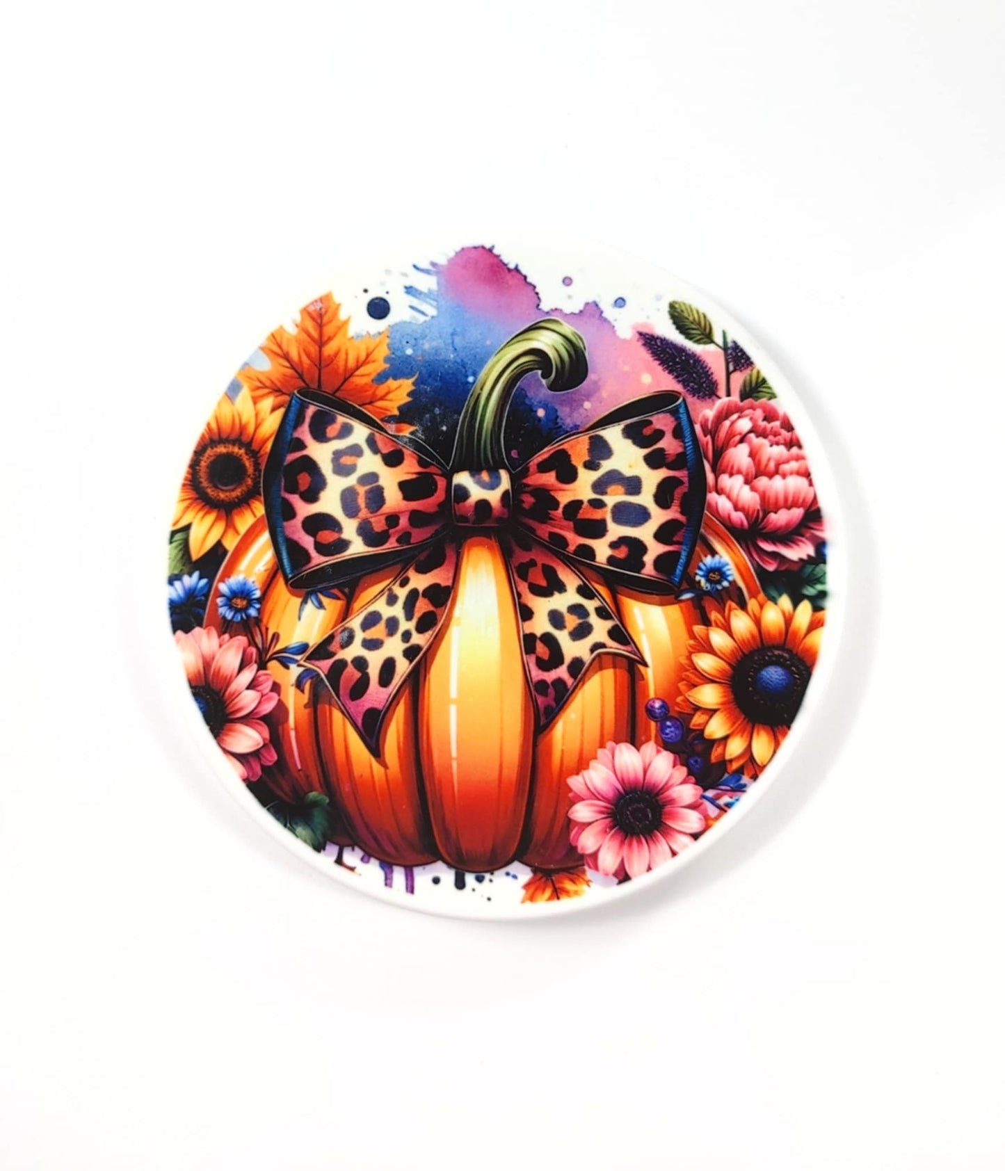 Coquette Pumpkin Coasters