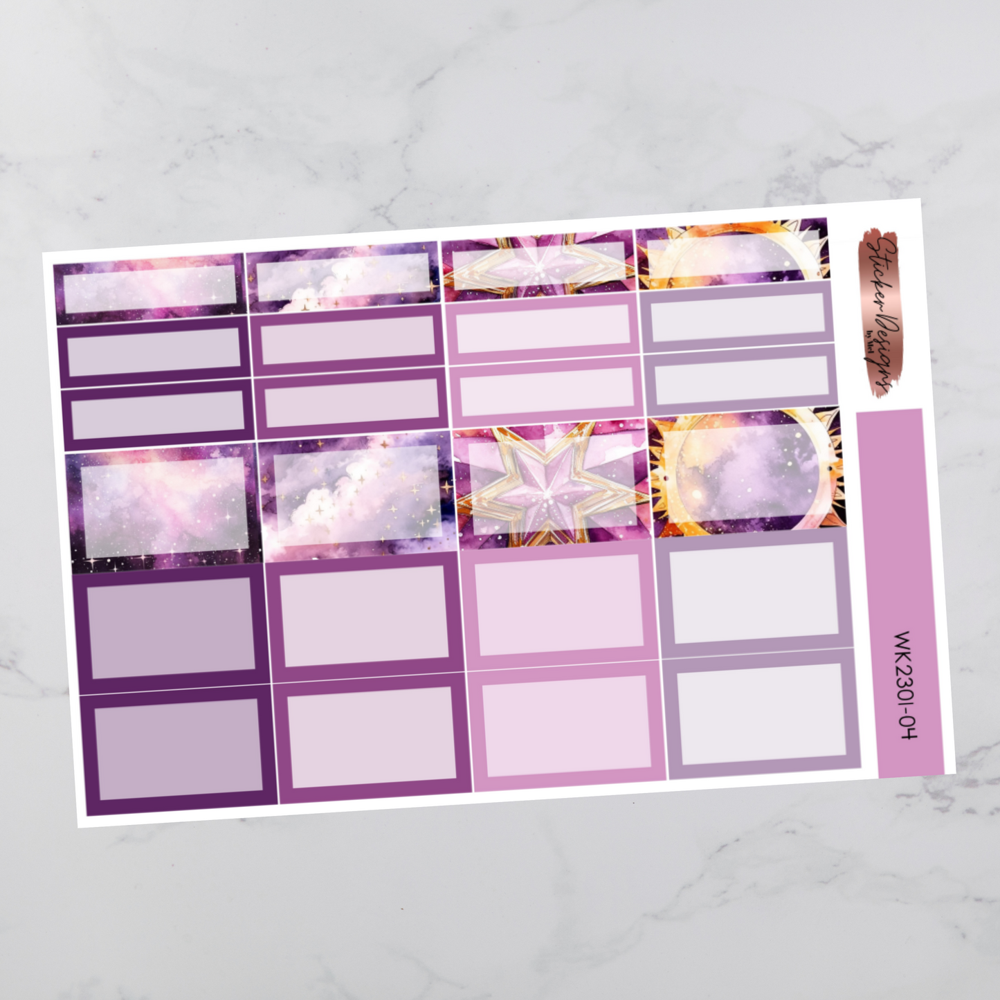 Weekly Kit 2301 - Zodiac - Vertical Layout