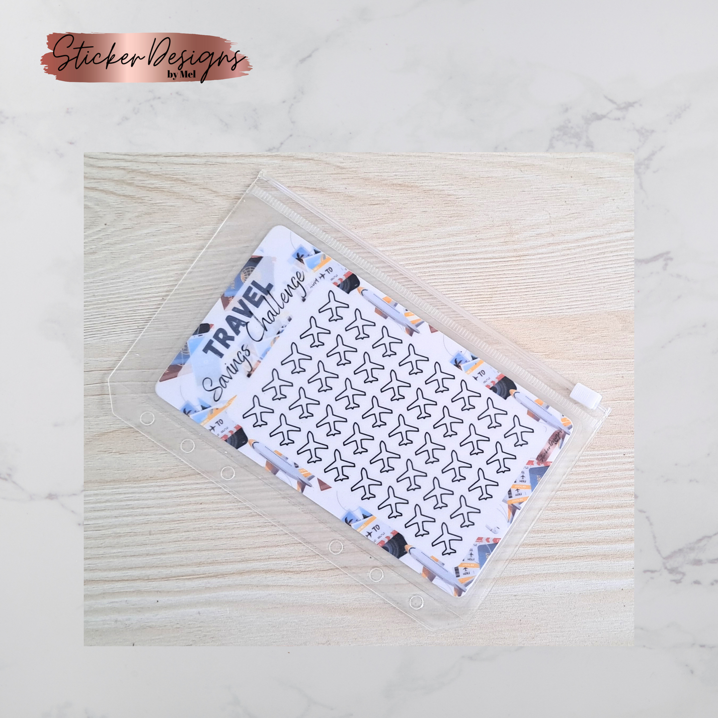 Travel - Savings Challenge - Laminated