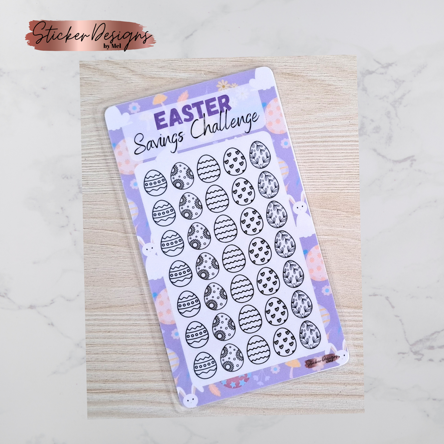 Easter - Savings Challenge - Laminated