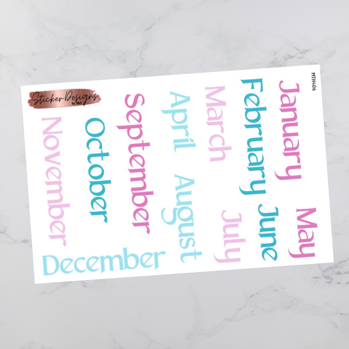 MTH 406 - Classic Happy Planner Monthly