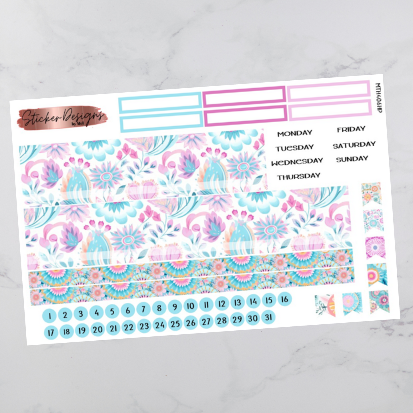 MTH 406 - Classic Happy Planner Monthly