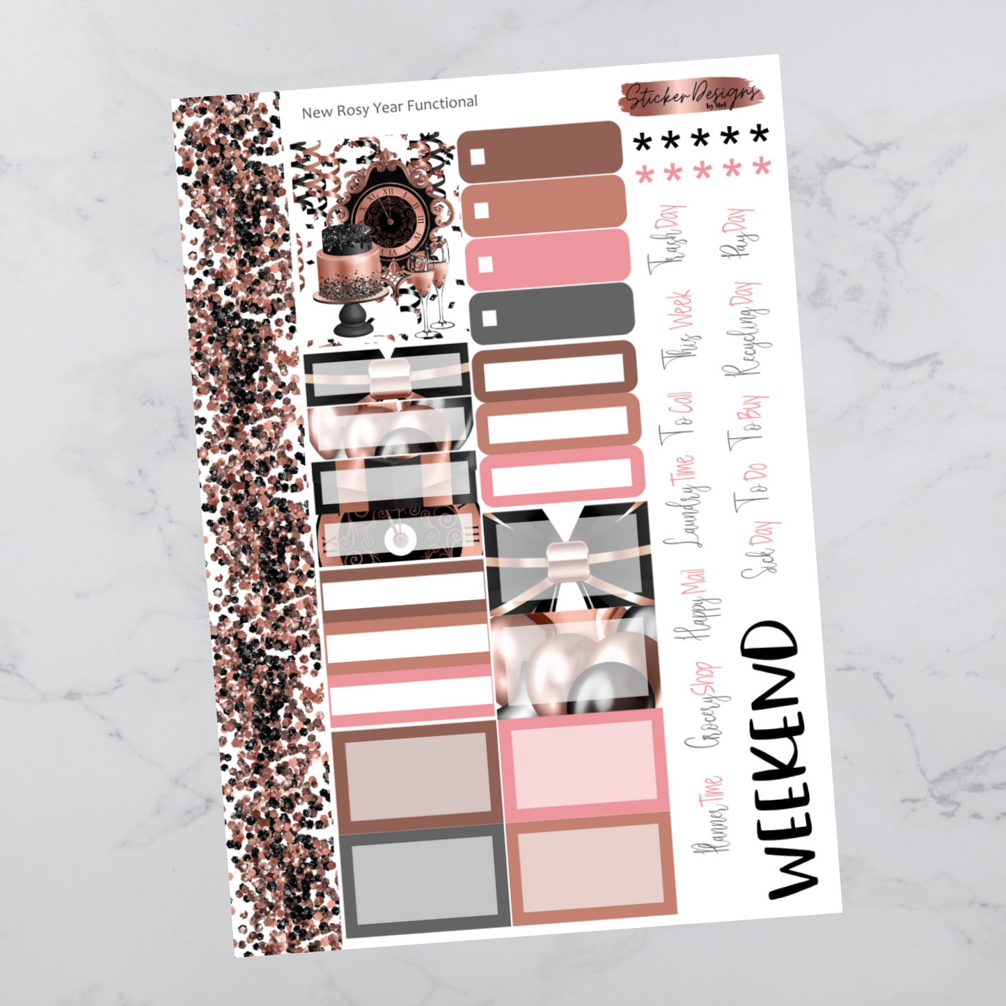 New Rosy Year - Functional Sheet