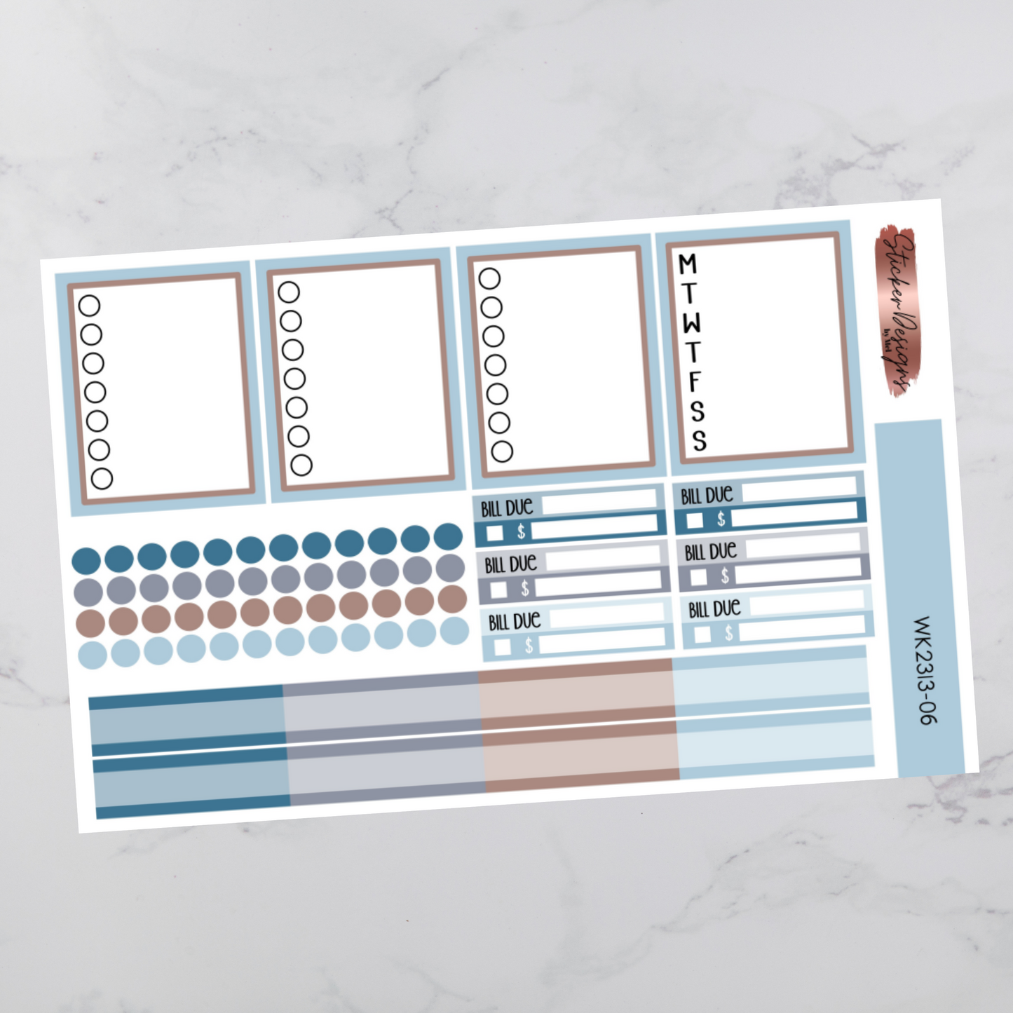 Weekly Kit 2313 - Winter Houses - Vertical Layout
