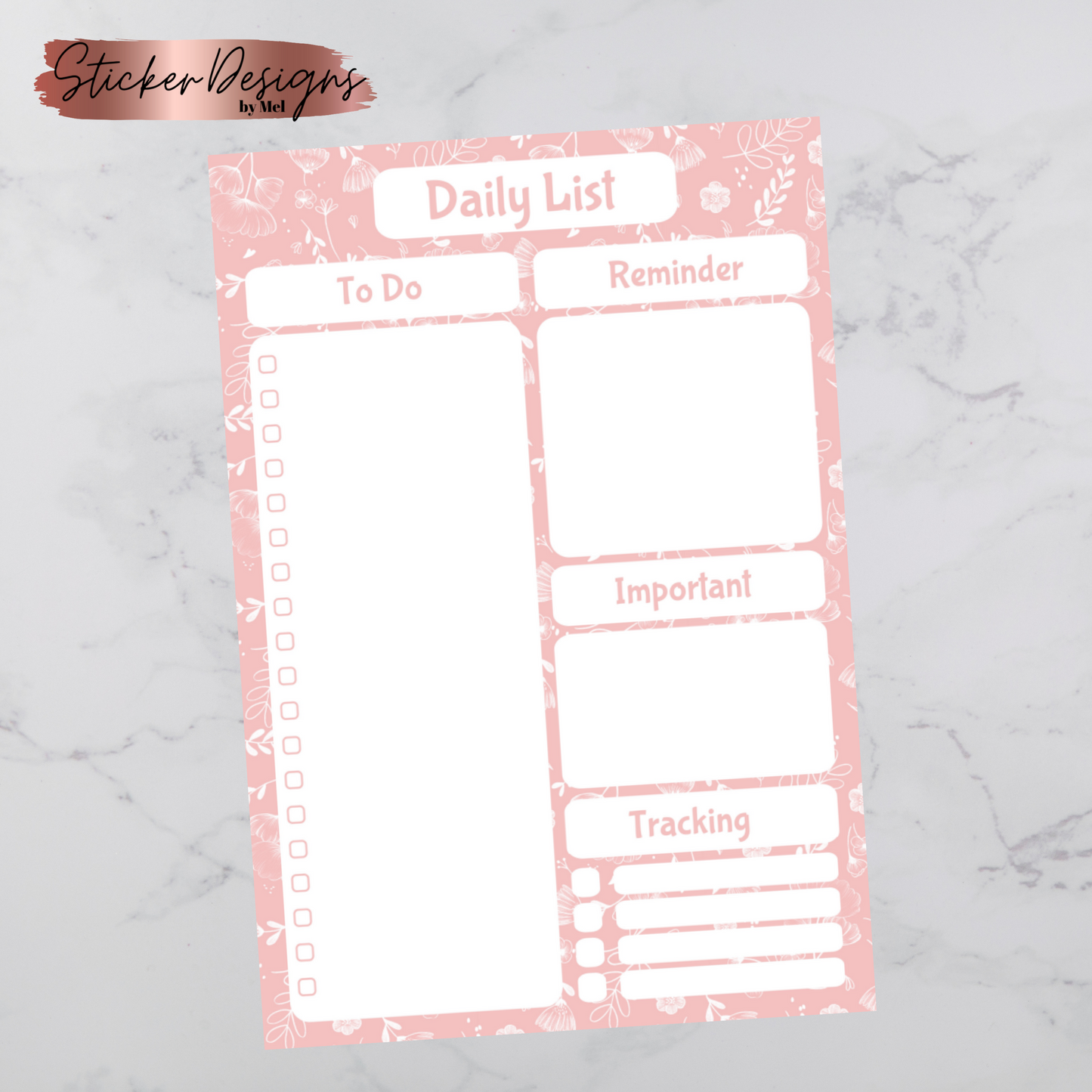 Blush Handmade Notepad