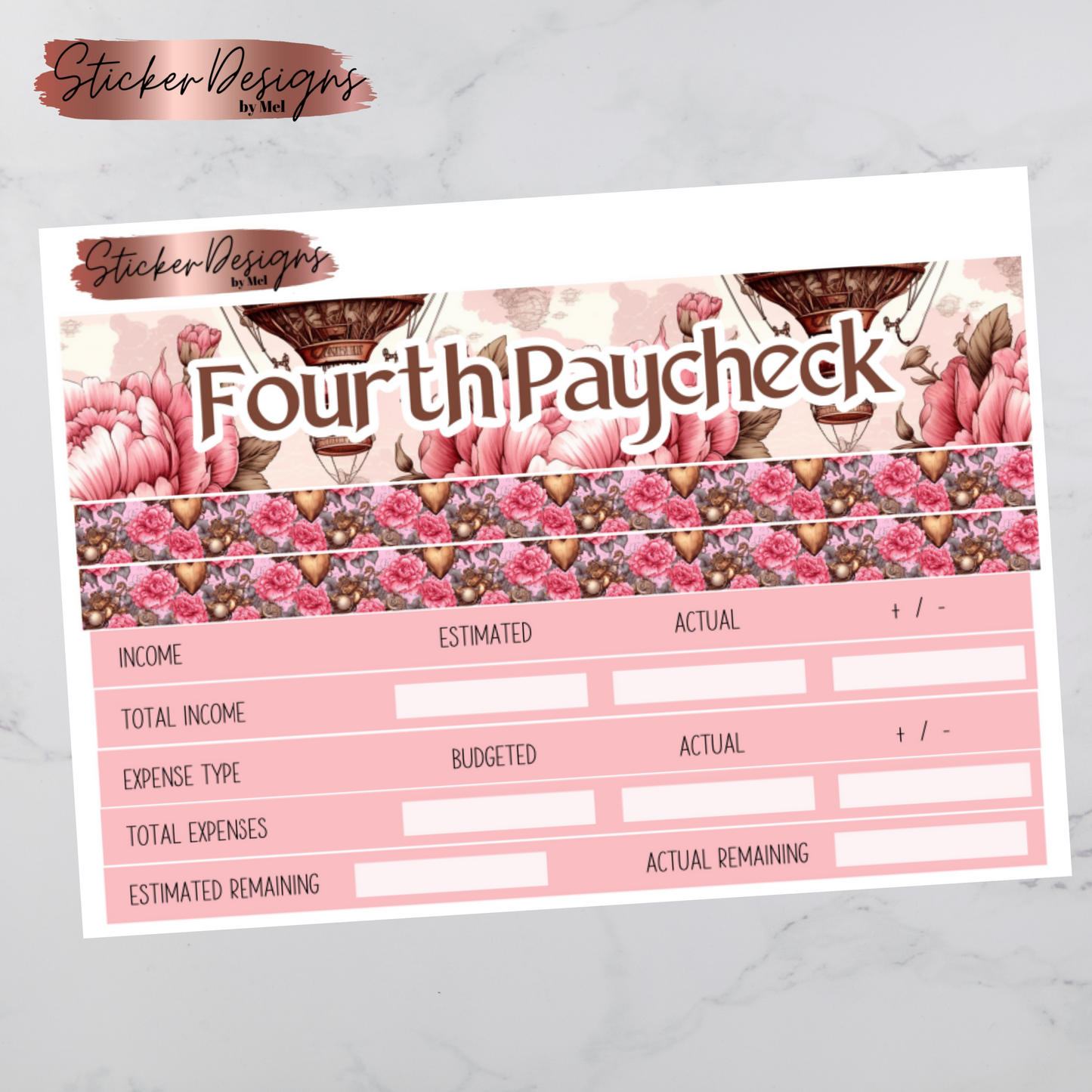 February 2024 Paycheck Budget Sheets