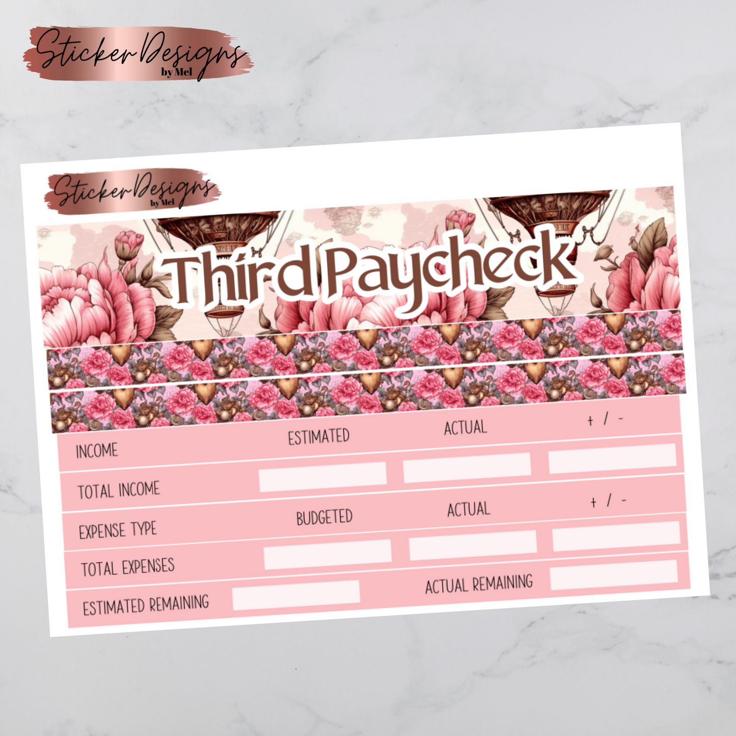 February 2024 Paycheck Budget Sheets