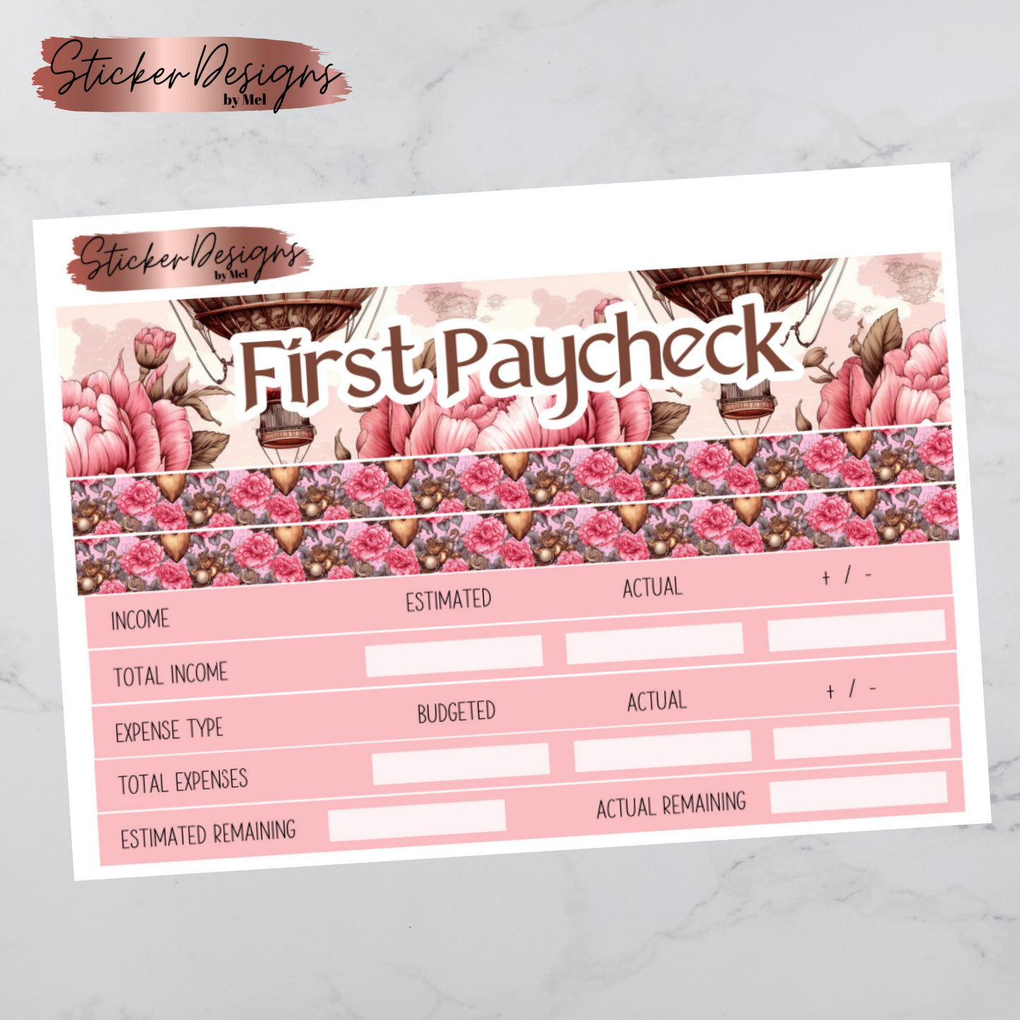 February 2024 Paycheck Budget Sheets