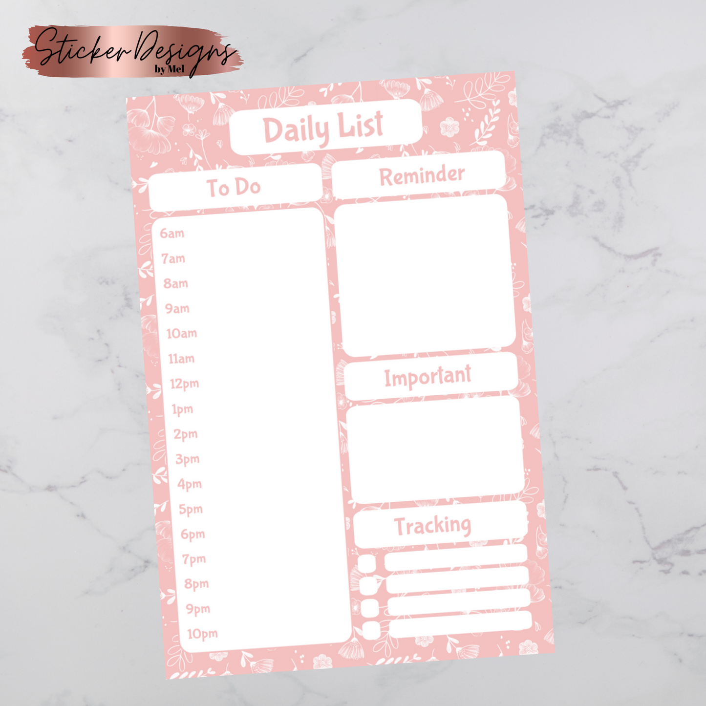 Blush Handmade Notepad