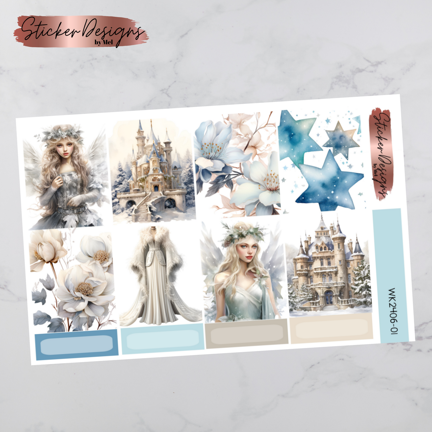 Weekly Kit 2406 - Winter Fairieland - Vertical Layout