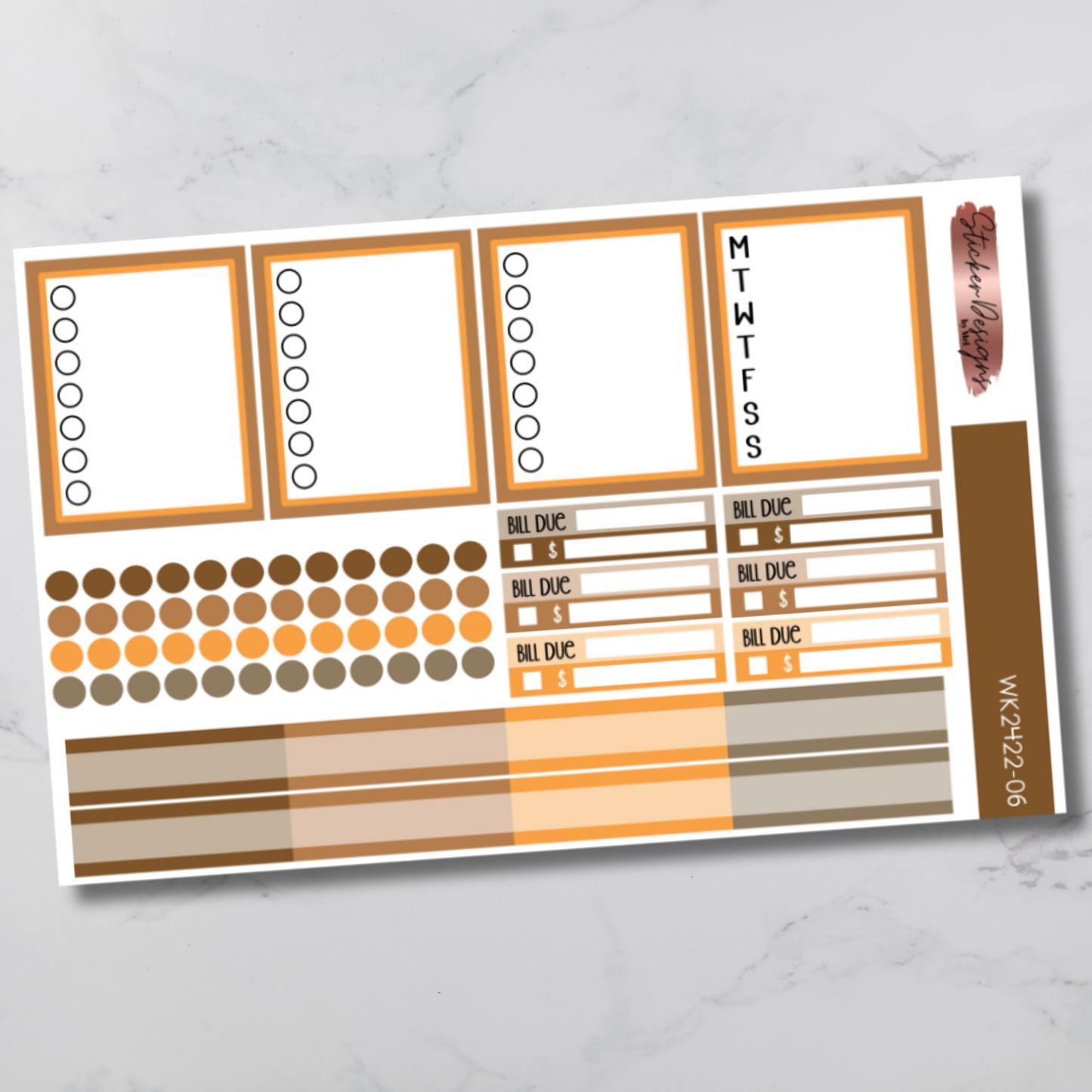 Weekly Kit 2422 - Woodland Fall - Vertical Layout