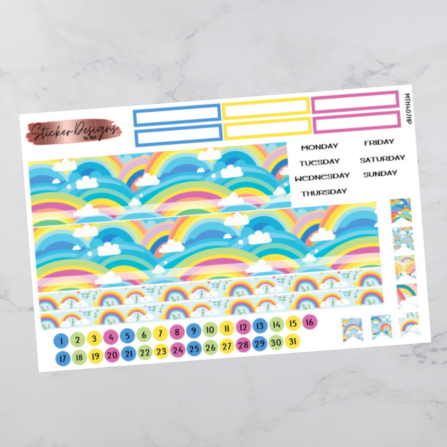 MTH 407 - Classic Happy Planner Monthly