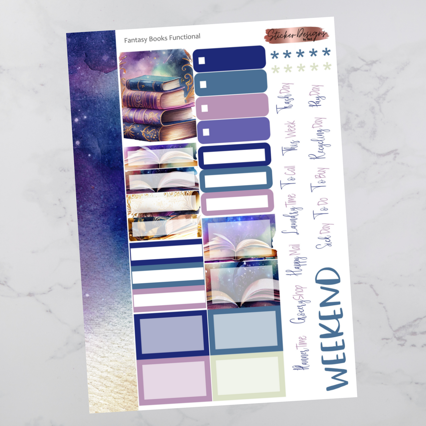 Fantasy Books - Functional Sheet