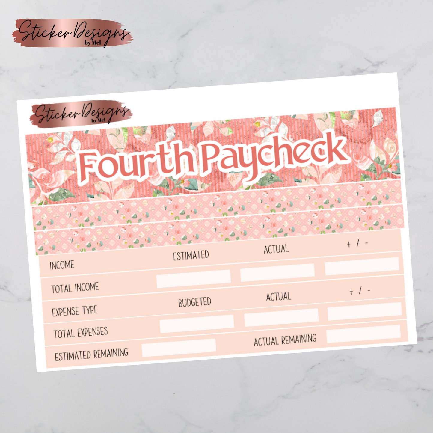 May 2024 Paycheck Budget Sheets