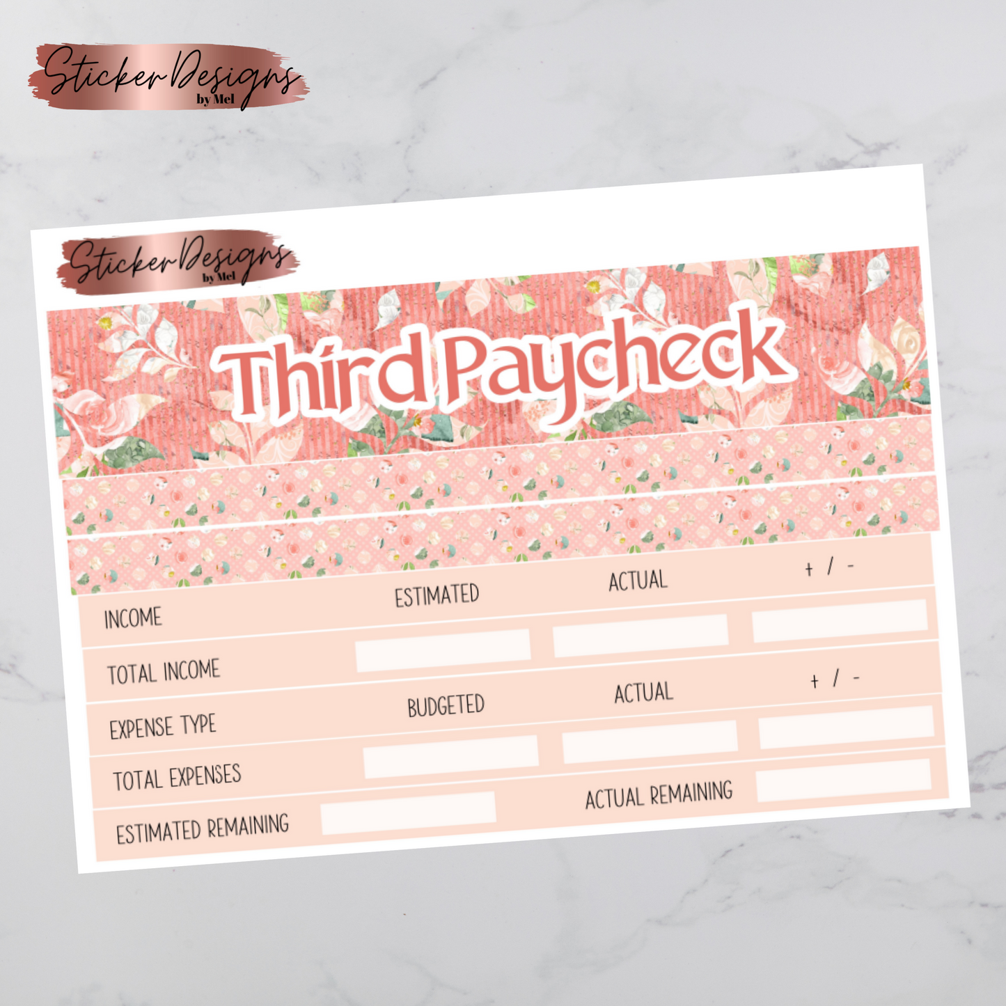 May 2024 Paycheck Budget Sheets