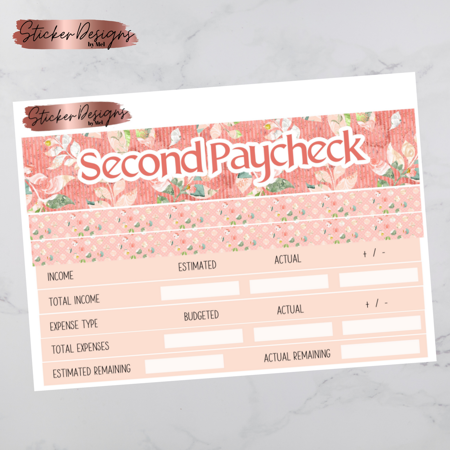 May 2024 Paycheck Budget Sheets