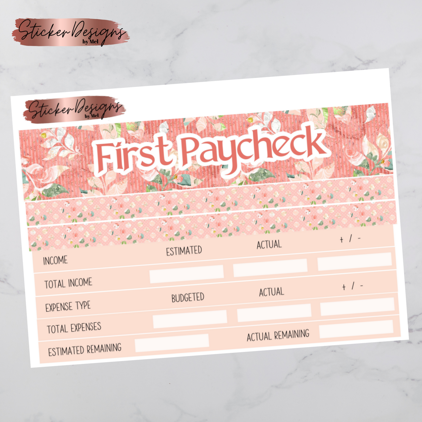 May 2024 Paycheck Budget Sheets