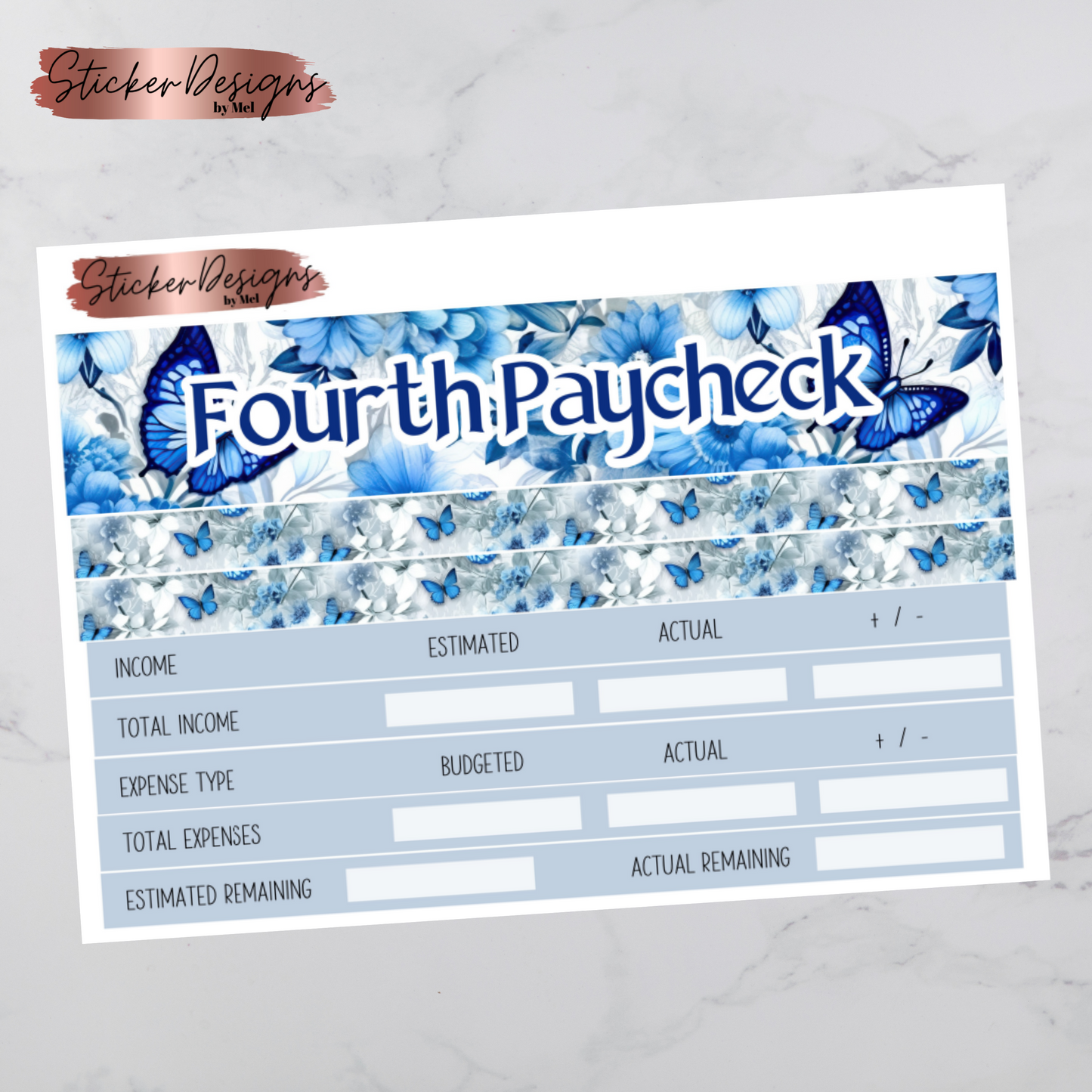 April 2024 Paycheck Budget Sheets