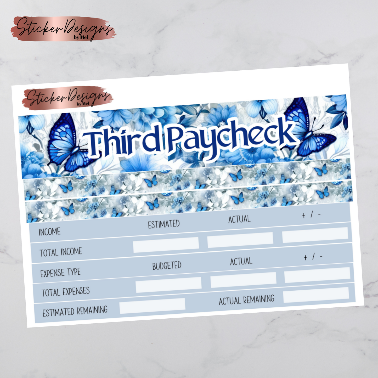 April 2024 Paycheck Budget Sheets