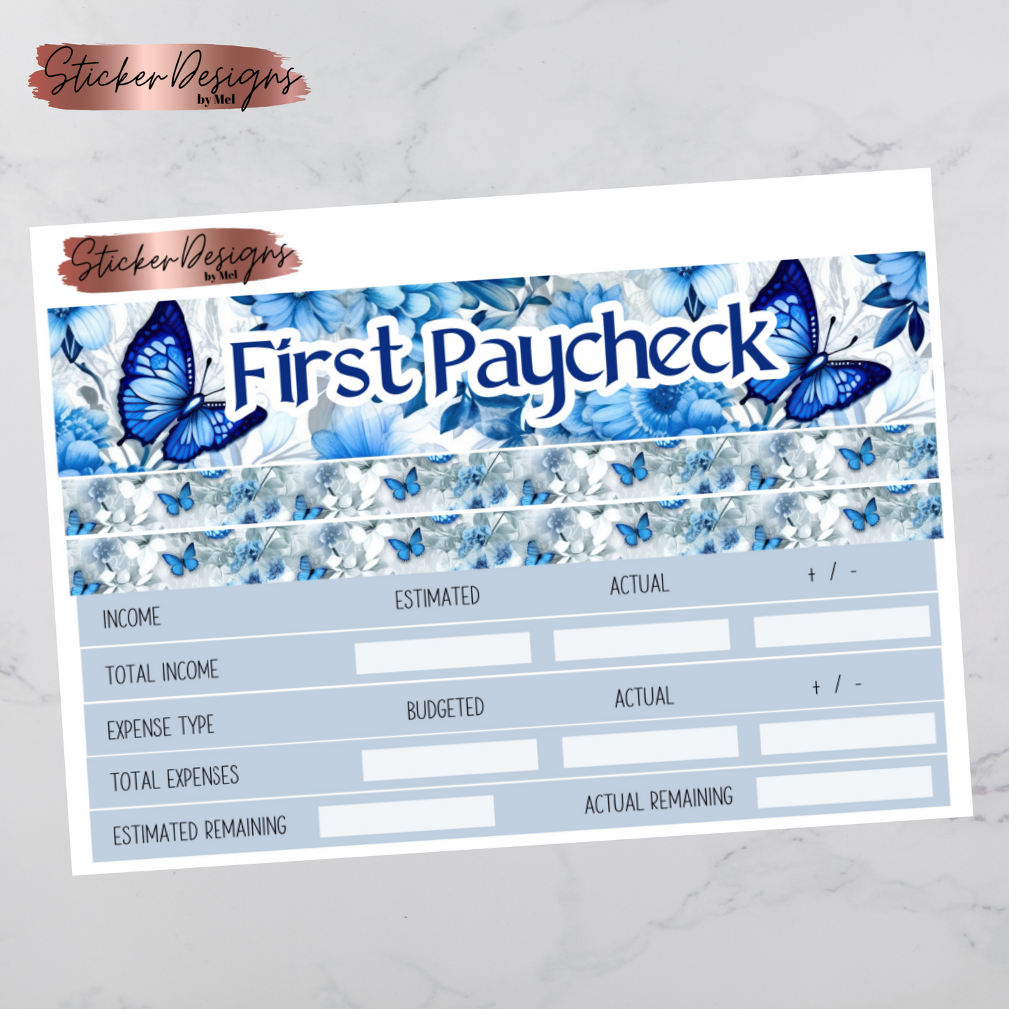 April 2024 Paycheck Budget Sheets