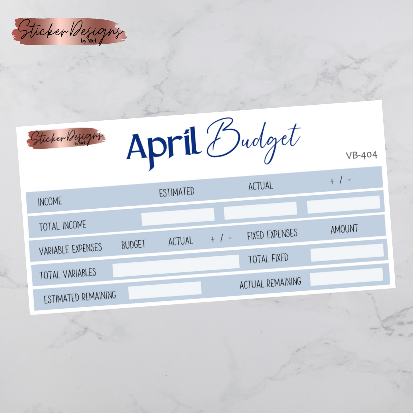 April 2024 Budget Kit