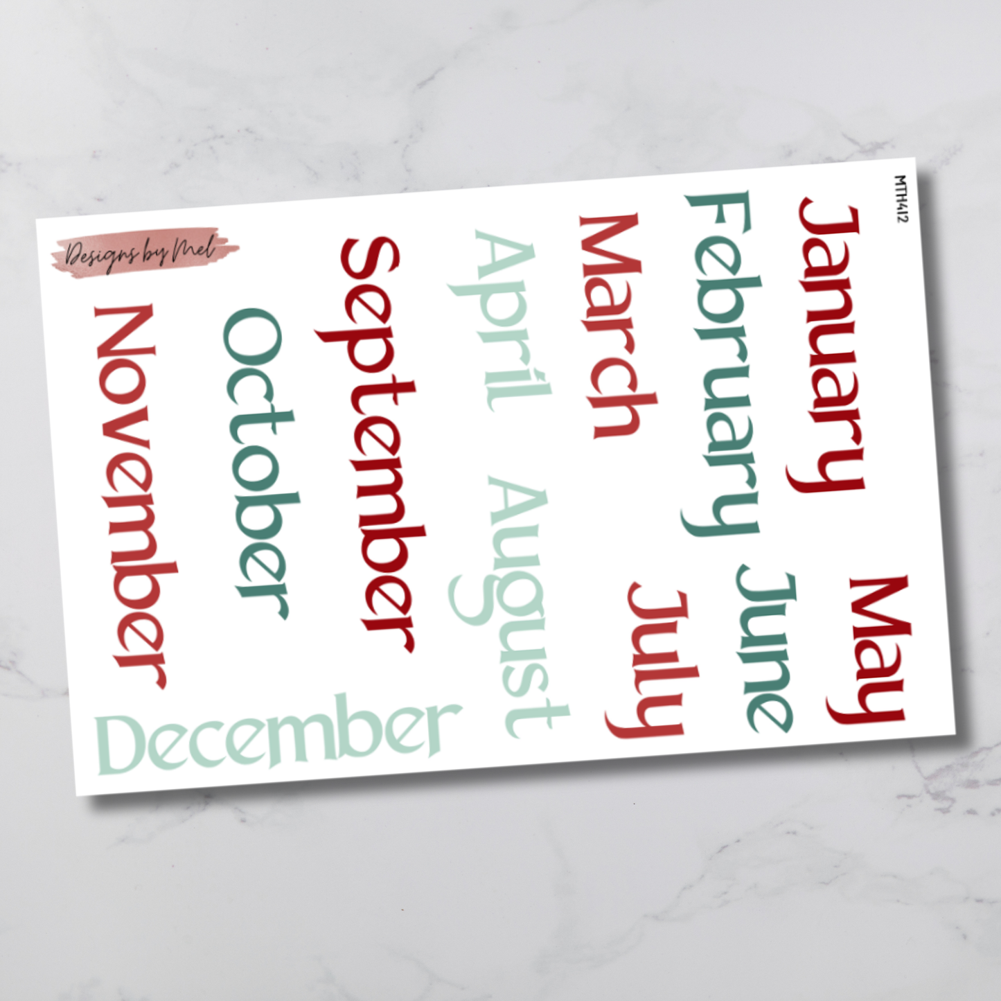 MTH 412 - EC 7x9 Monthly