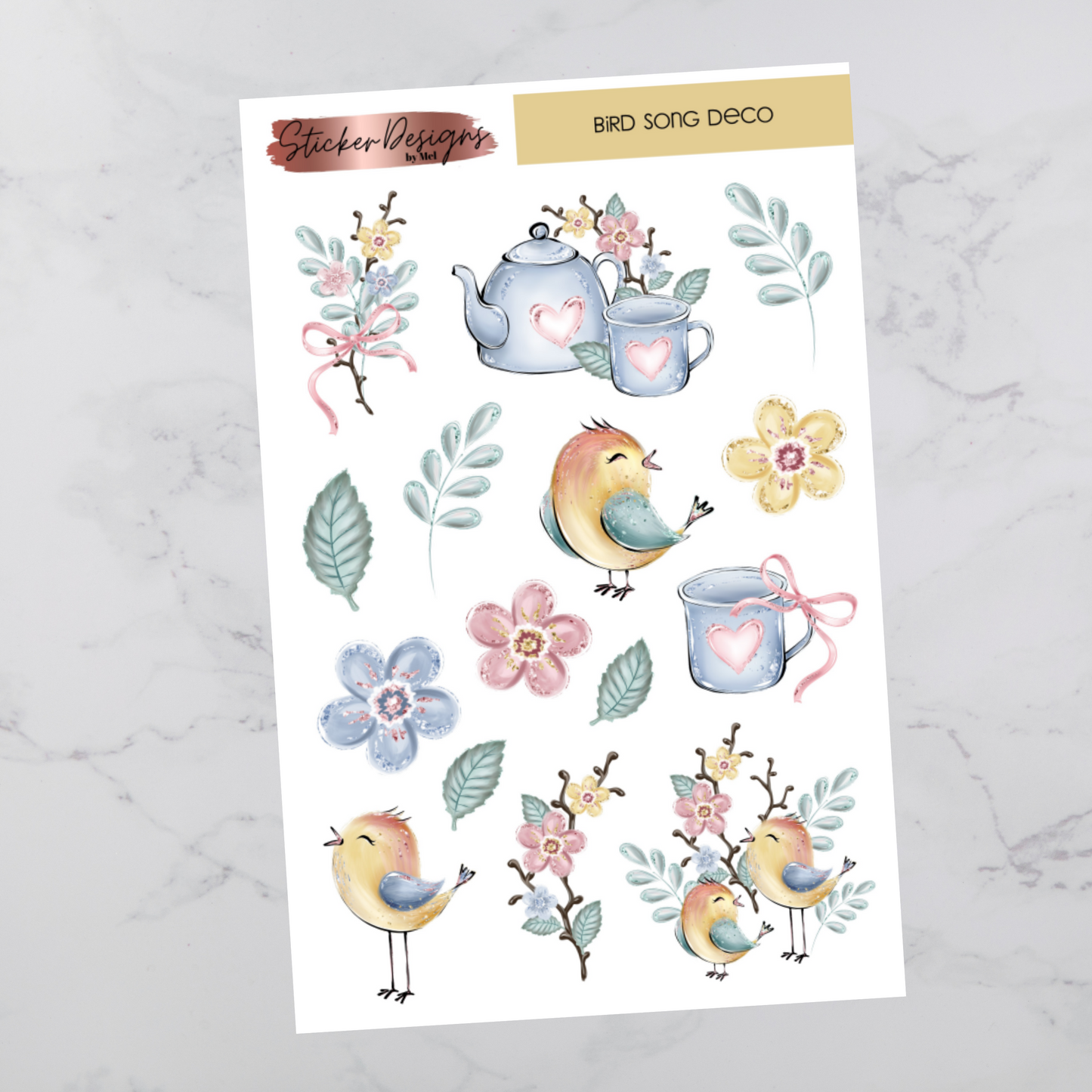 Bird Song - Deco Stickers