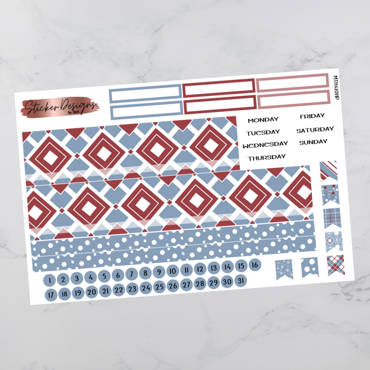 MTH 410 - Classic Happy Planner Monthly
