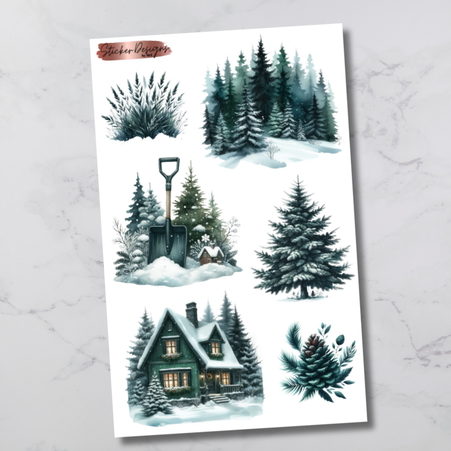 Pine Forest Winter BUNDLE