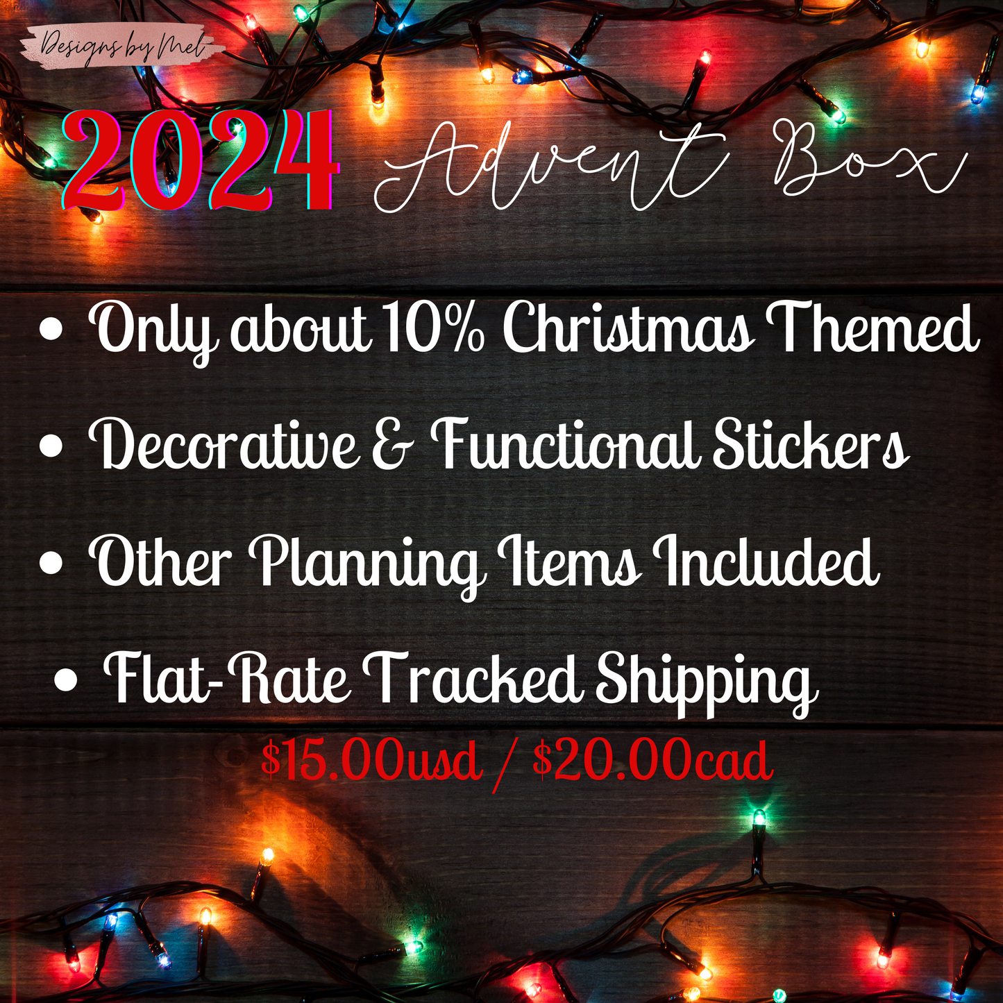 2024 ADVENT BOX - PRE-ORDER