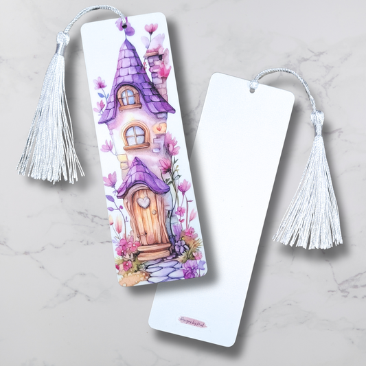 Purple Fairy Castle A - Bookmark