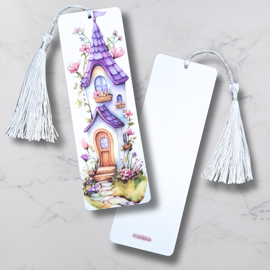 Purple Fairy Castle B - Bookmark