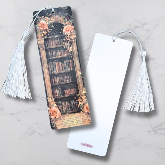 Vintage Bookshelf - Bookmark