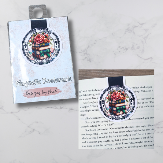 Book Hoarder Social Club - Magnetic Bookmark