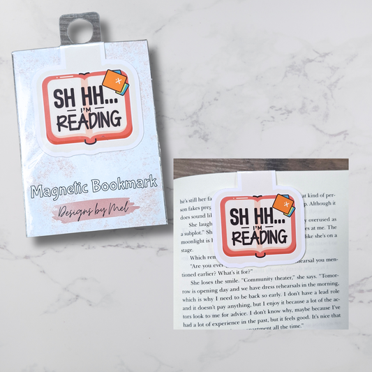 Shhh I'm Reading - Magnetic Bookmark