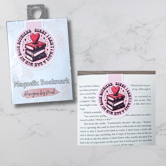 Date with my Book Boyfriend - Magnetic Bookmark