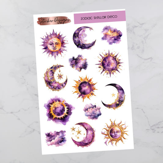 Zodiac Stellar Deco - Deco Stickers
