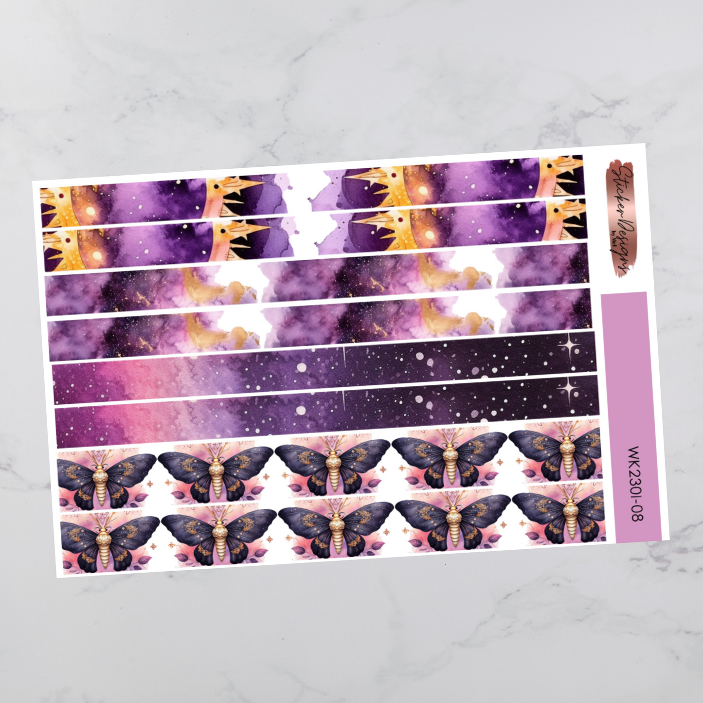 Weekly Kit 2301 - Zodiac - Vertical Layout