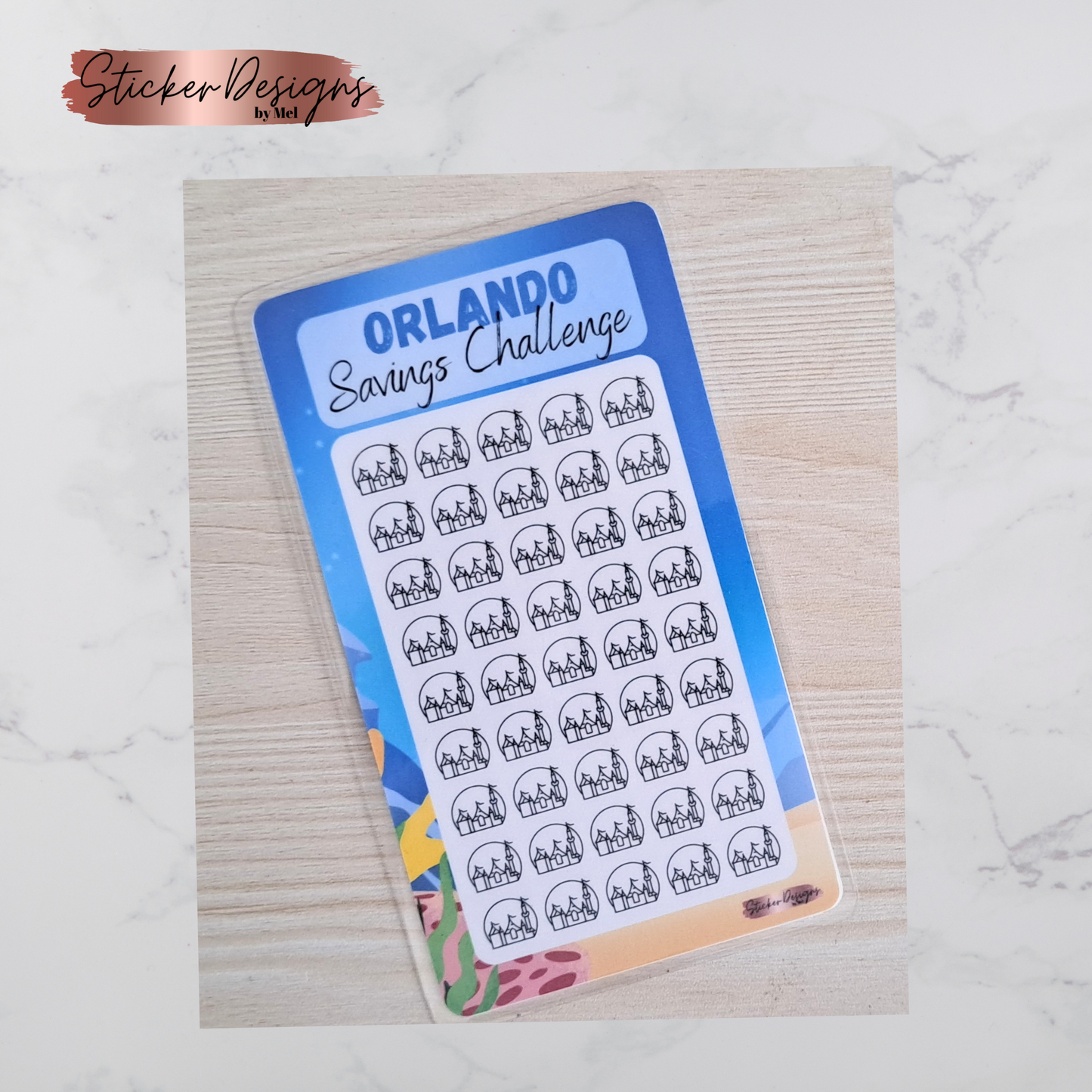 Orlando - Savings Challenge - Laminated