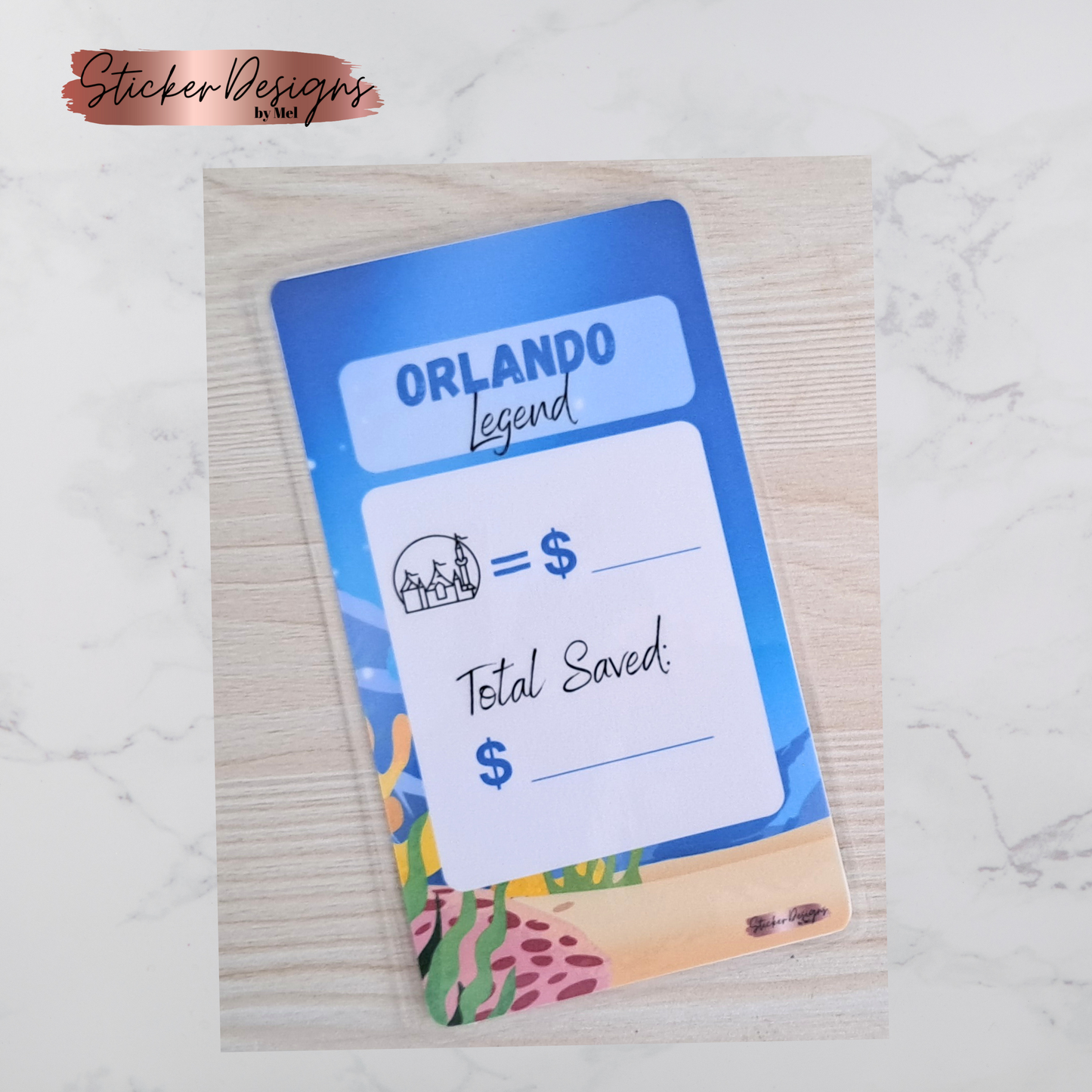 Orlando - Savings Challenge - Laminated