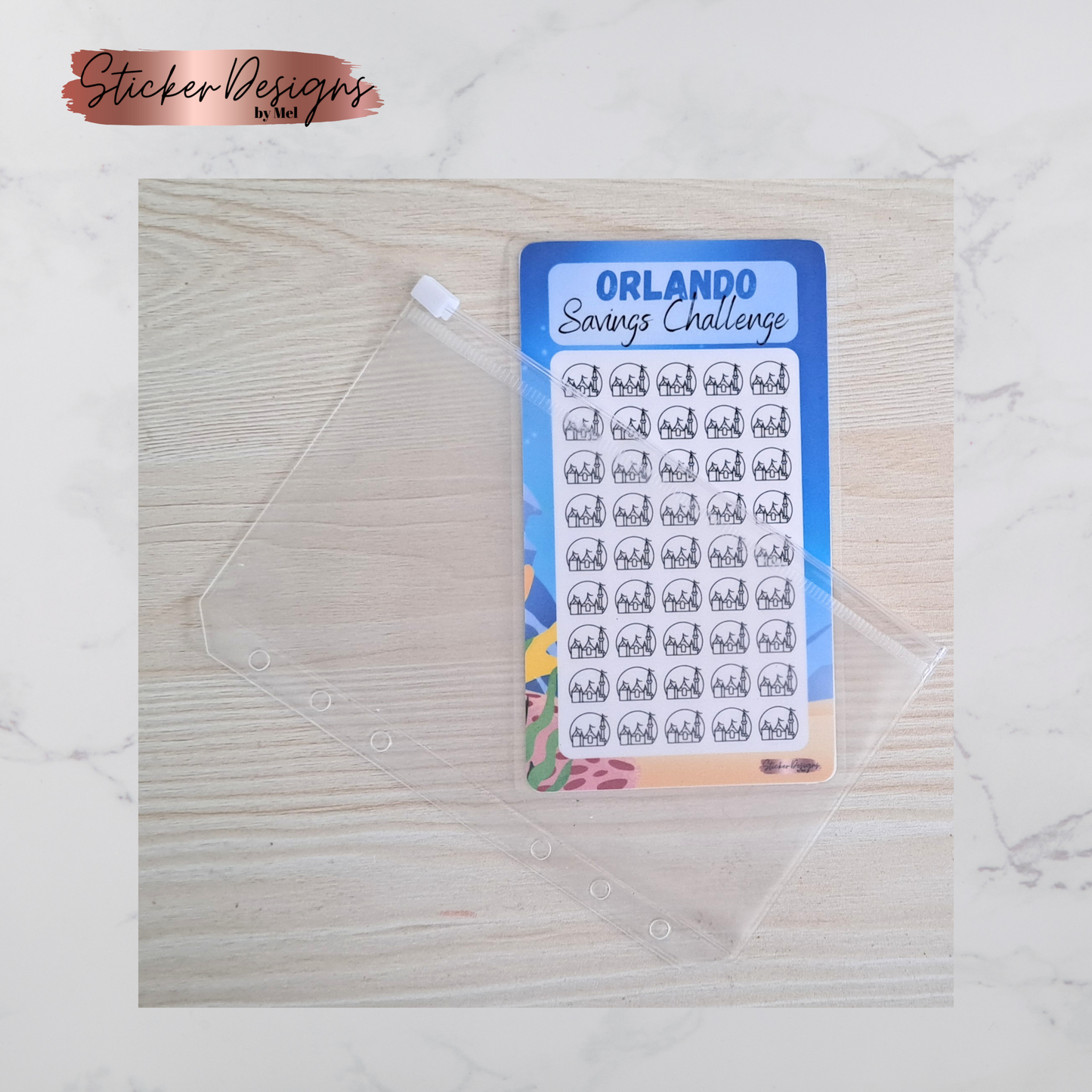 Orlando - Savings Challenge - Laminated