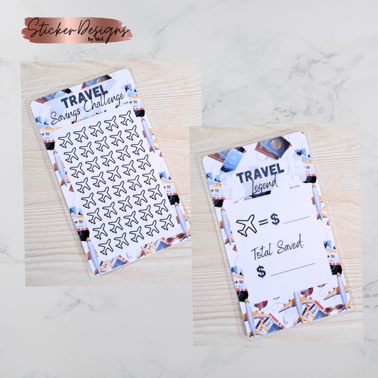 Travel - Savings Challenge - Laminated