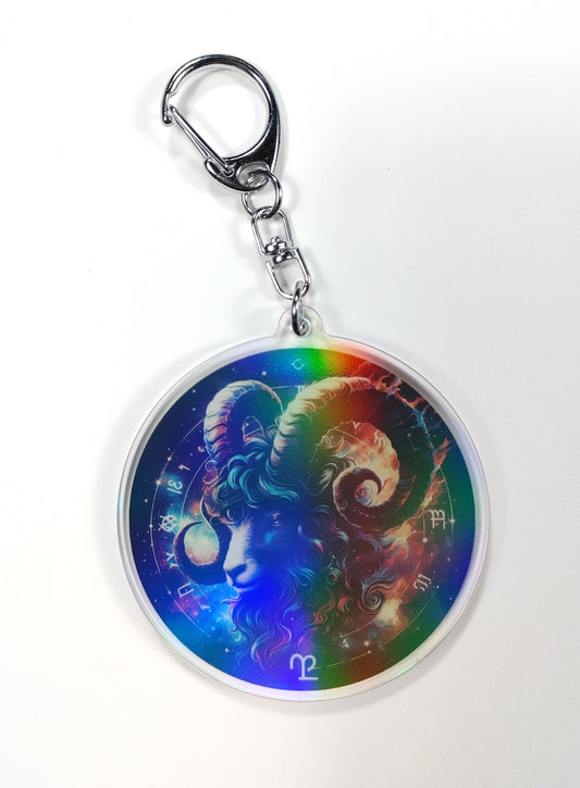 Capricorn Keychain