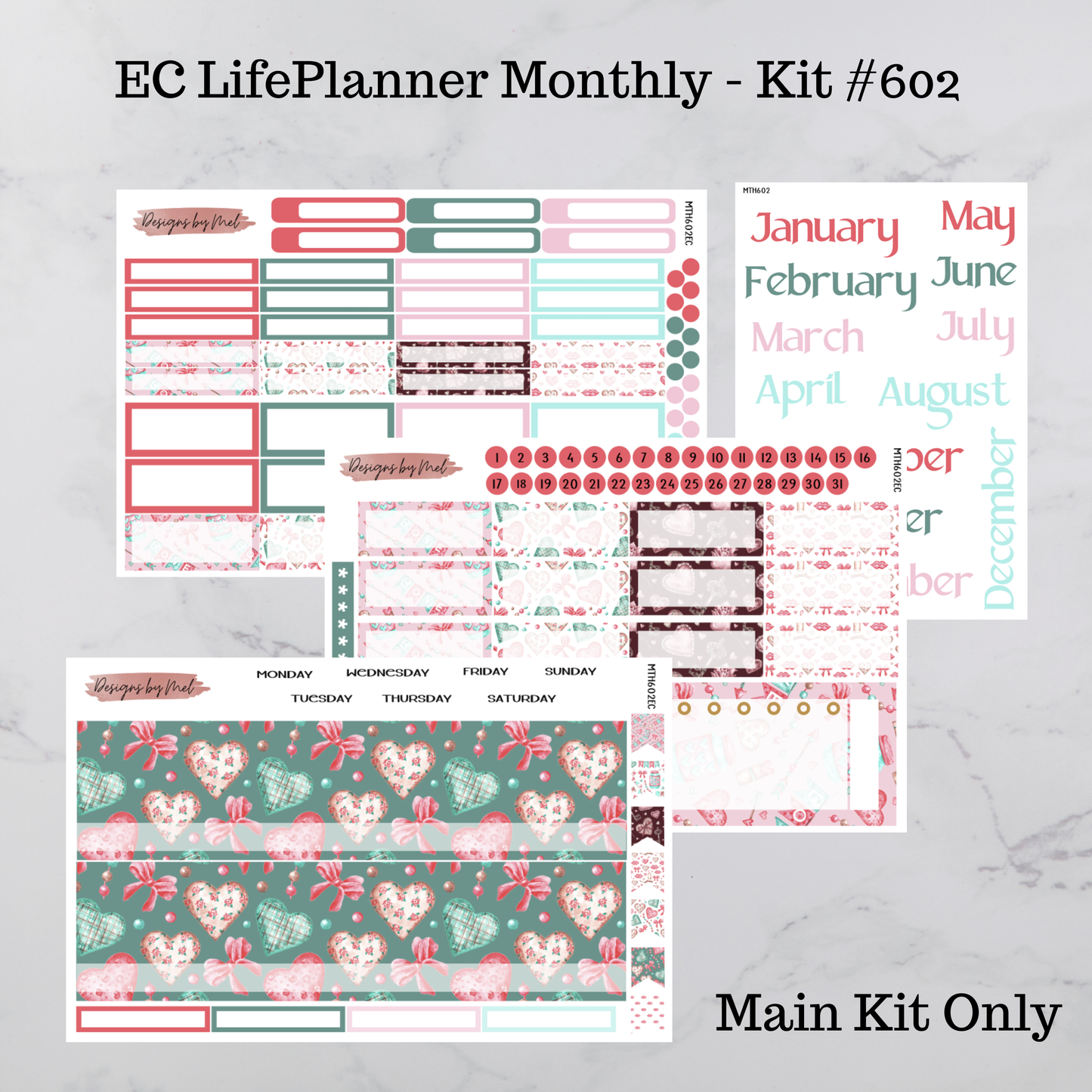 MTH 602 - Erin Condren 7x9 Monthly