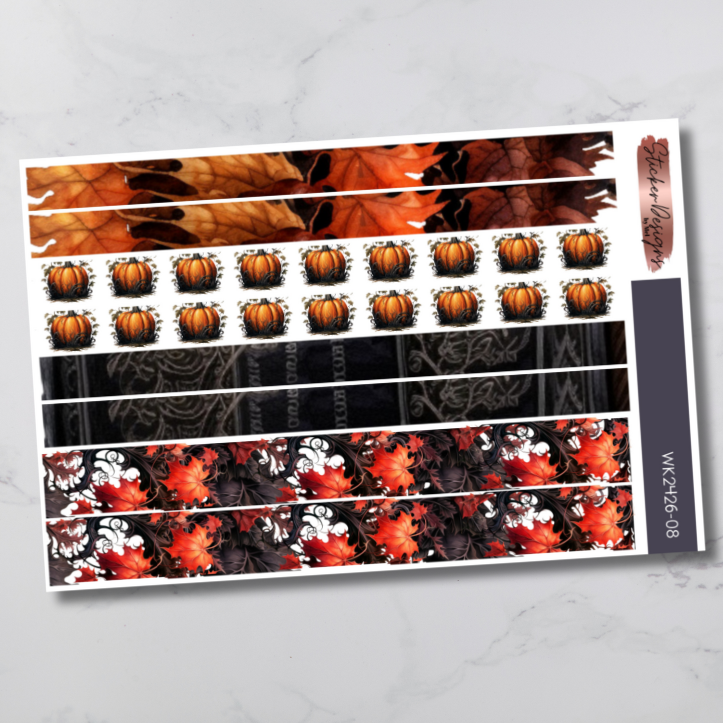 Weekly Kit 2426 - Gothic Fall - Vertical Layout