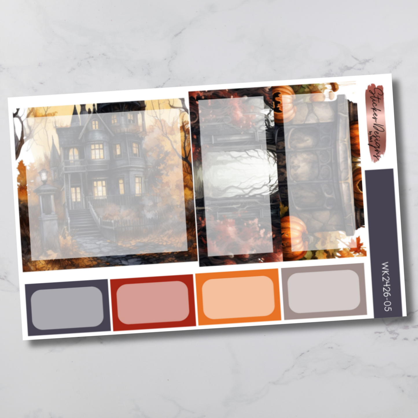 Weekly Kit 2426 - Gothic Fall - Vertical Layout